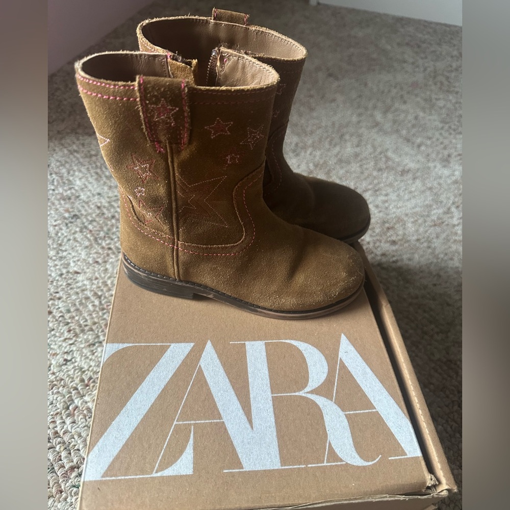 Zara Leather boots
